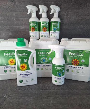 použivané uklízecí prostředky